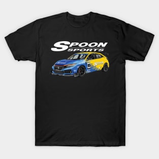 JDM CTR type R FK8 Spoon Turbo Race Car T-Shirt